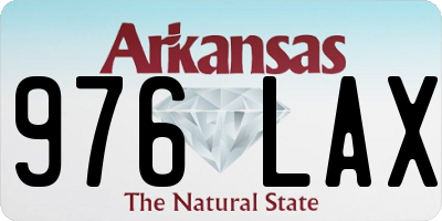 AR license plate 976LAX