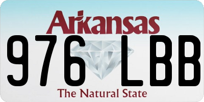 AR license plate 976LBB