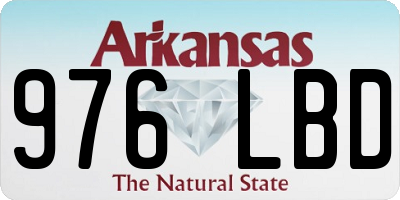 AR license plate 976LBD