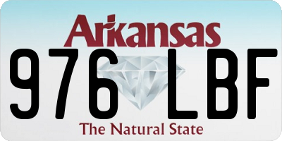 AR license plate 976LBF