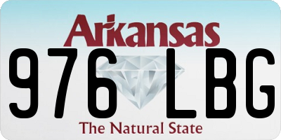 AR license plate 976LBG