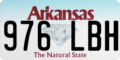 AR license plate 976LBH