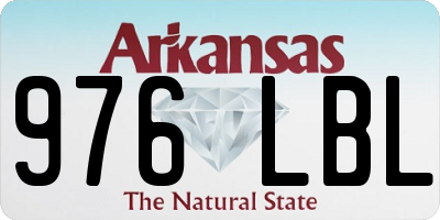 AR license plate 976LBL