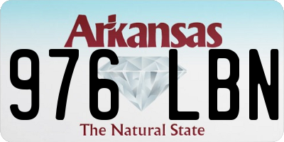 AR license plate 976LBN