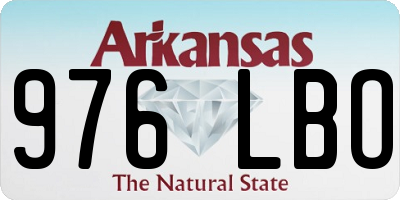 AR license plate 976LBO