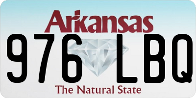 AR license plate 976LBQ