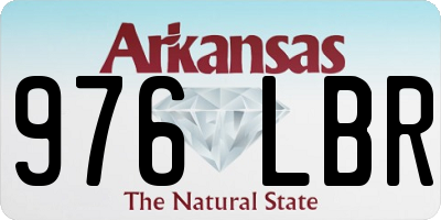 AR license plate 976LBR