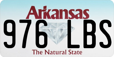 AR license plate 976LBS