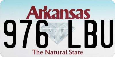 AR license plate 976LBU