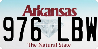 AR license plate 976LBW