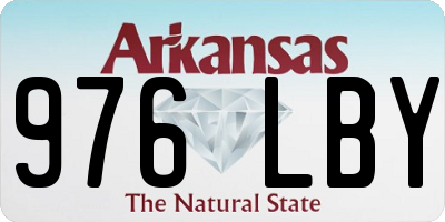 AR license plate 976LBY