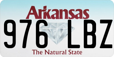 AR license plate 976LBZ