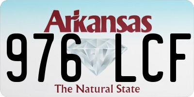 AR license plate 976LCF