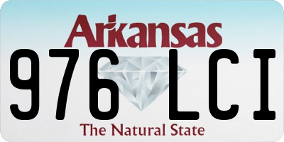 AR license plate 976LCI