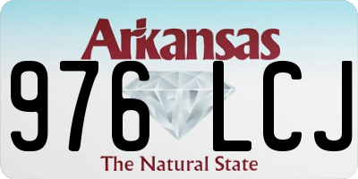 AR license plate 976LCJ