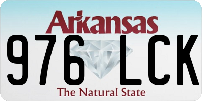 AR license plate 976LCK