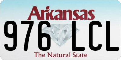 AR license plate 976LCL