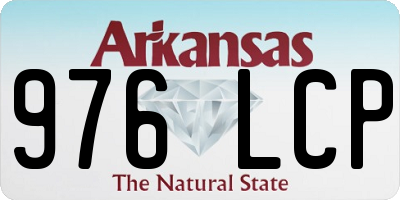 AR license plate 976LCP