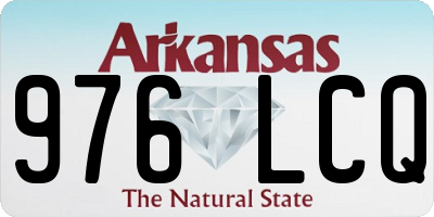 AR license plate 976LCQ