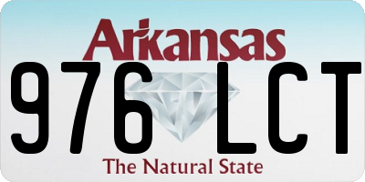 AR license plate 976LCT
