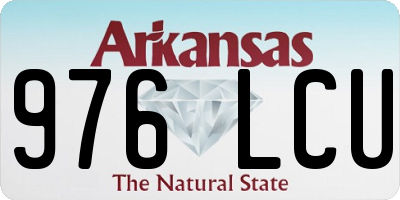 AR license plate 976LCU