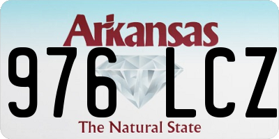 AR license plate 976LCZ