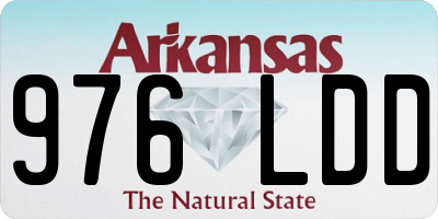 AR license plate 976LDD