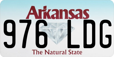 AR license plate 976LDG