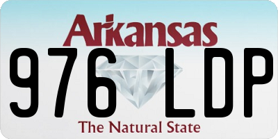 AR license plate 976LDP