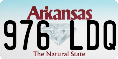 AR license plate 976LDQ