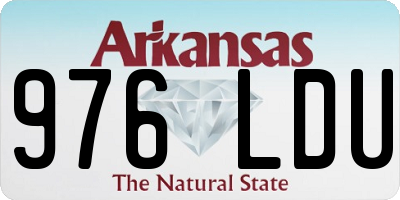 AR license plate 976LDU