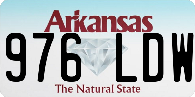 AR license plate 976LDW