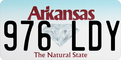 AR license plate 976LDY