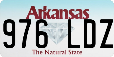 AR license plate 976LDZ