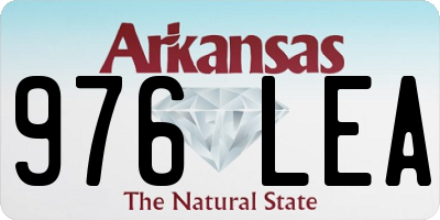 AR license plate 976LEA