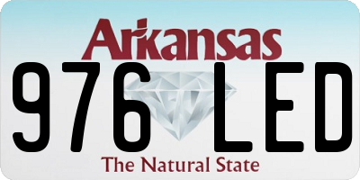 AR license plate 976LED
