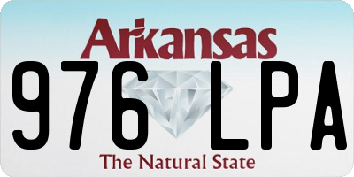 AR license plate 976LPA