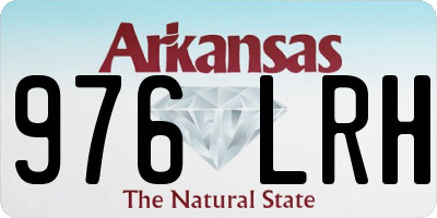 AR license plate 976LRH