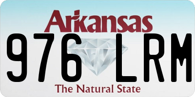 AR license plate 976LRM