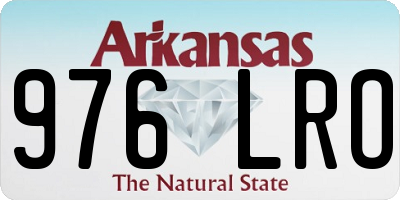 AR license plate 976LRO