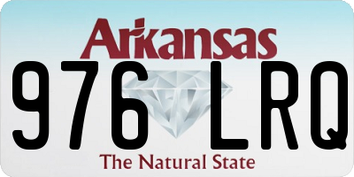 AR license plate 976LRQ