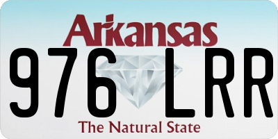 AR license plate 976LRR