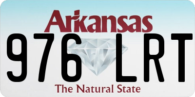 AR license plate 976LRT
