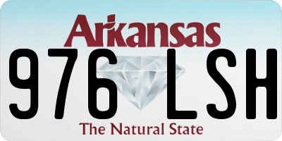 AR license plate 976LSH