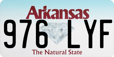 AR license plate 976LYF