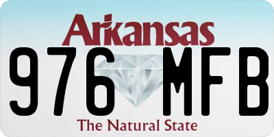 AR license plate 976MFB