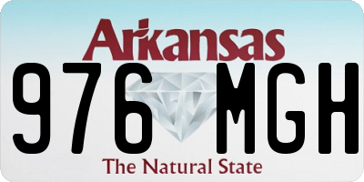 AR license plate 976MGH