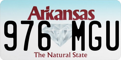 AR license plate 976MGU