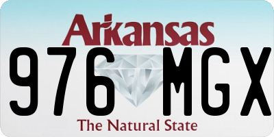 AR license plate 976MGX