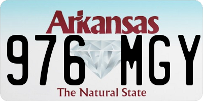 AR license plate 976MGY